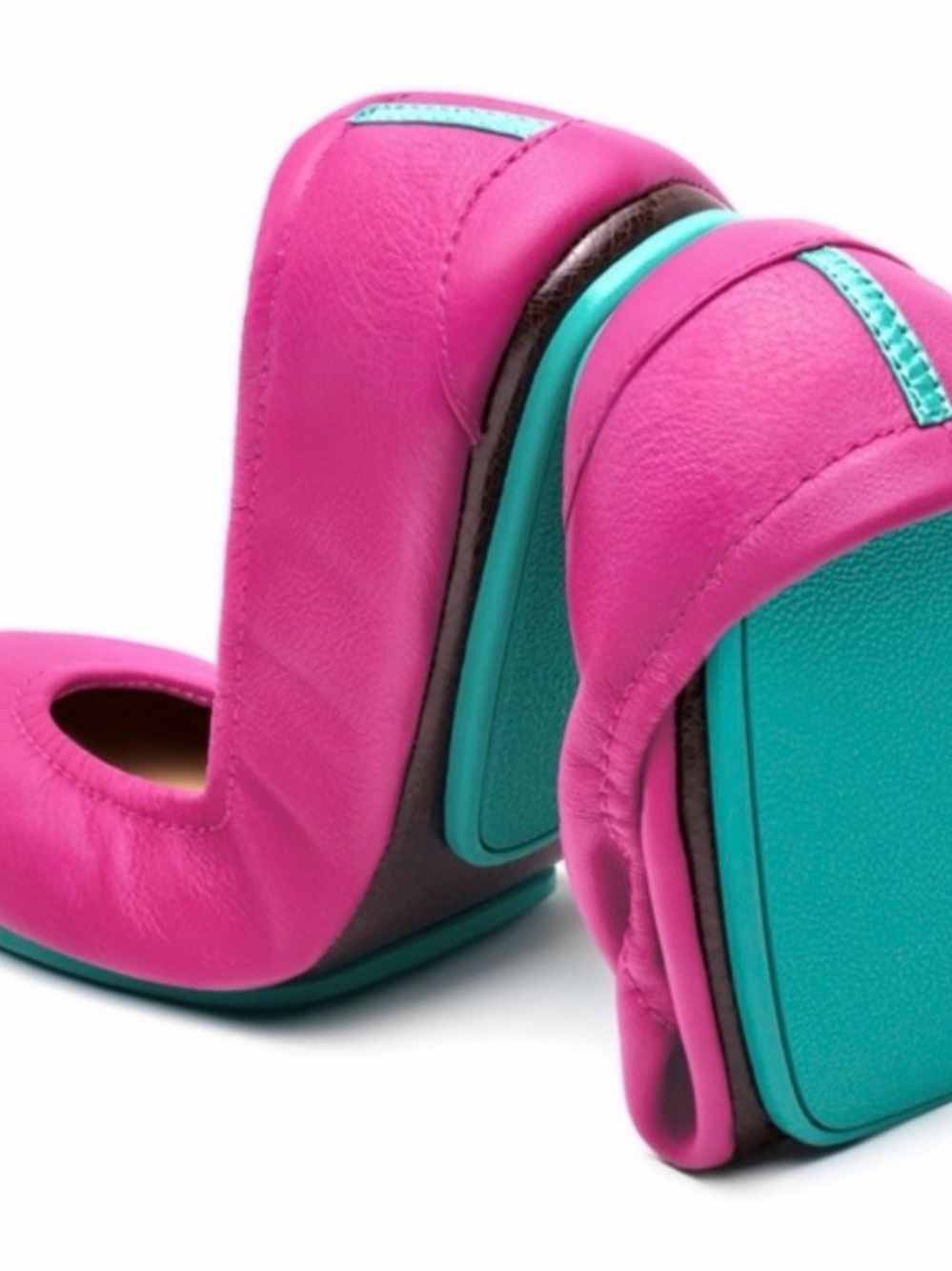 Tieks Fuschia 10 Leather Ballet Flats